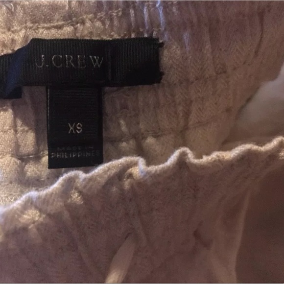 J. Crew Drawstring Linen Tuxedo Shorts Size XS - Picture 8 of 8